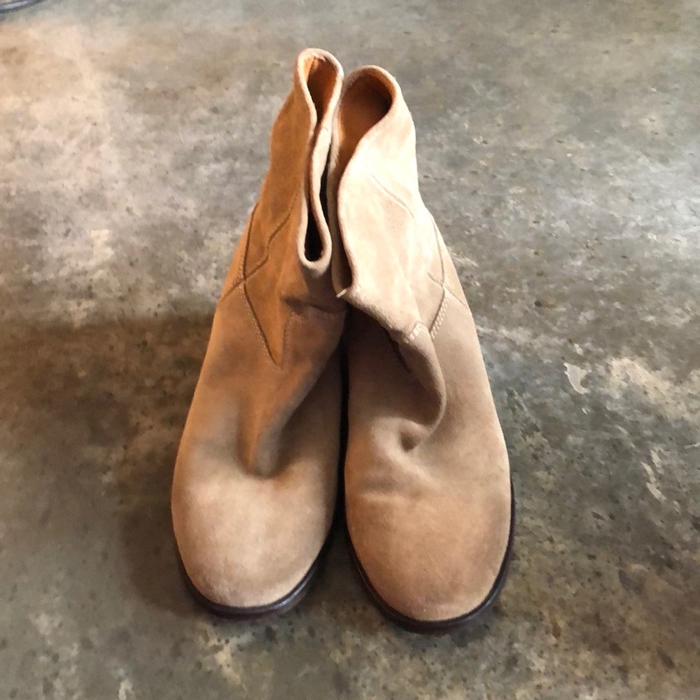 Taupe booties